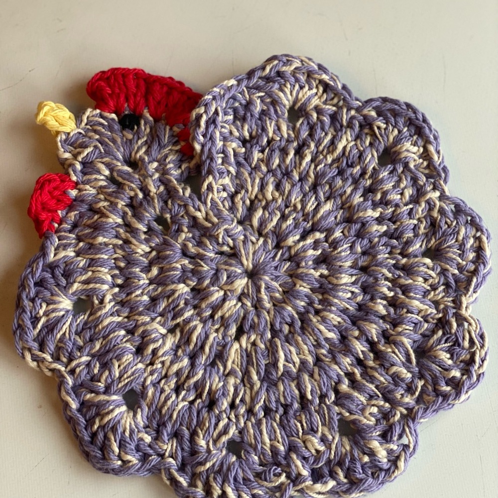 1 New Chicken Rooster pot Holder / Trivet 2 for $25.00 Bundle